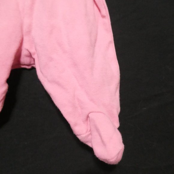 Pink Baby Girl Bottoms With Feet | 10 LBS / 1 month - Picture 4 of 6